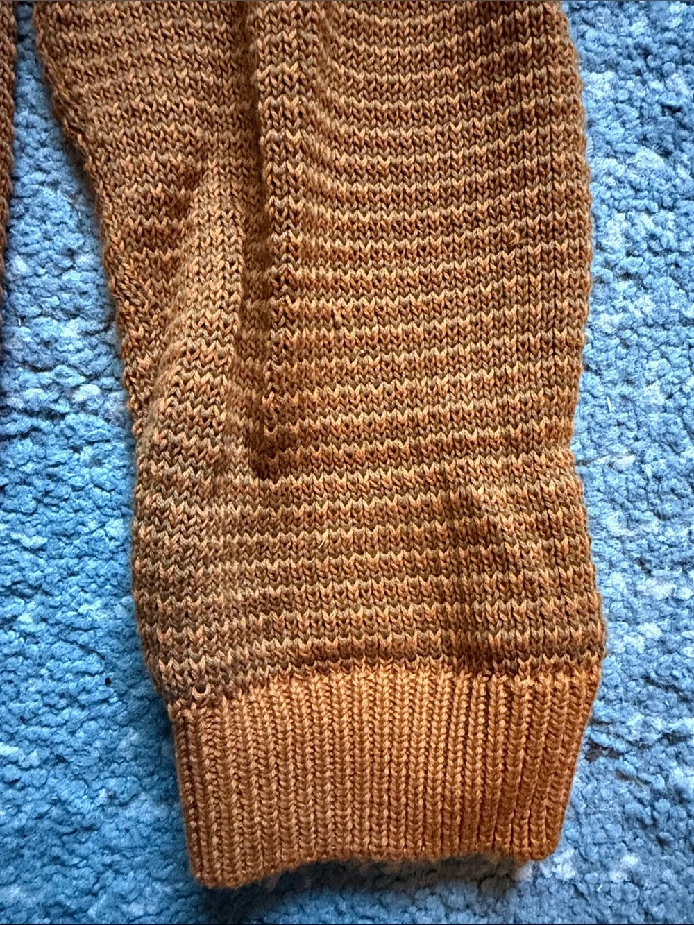 Dandy Del Mar Orange Sweater Sz Large L